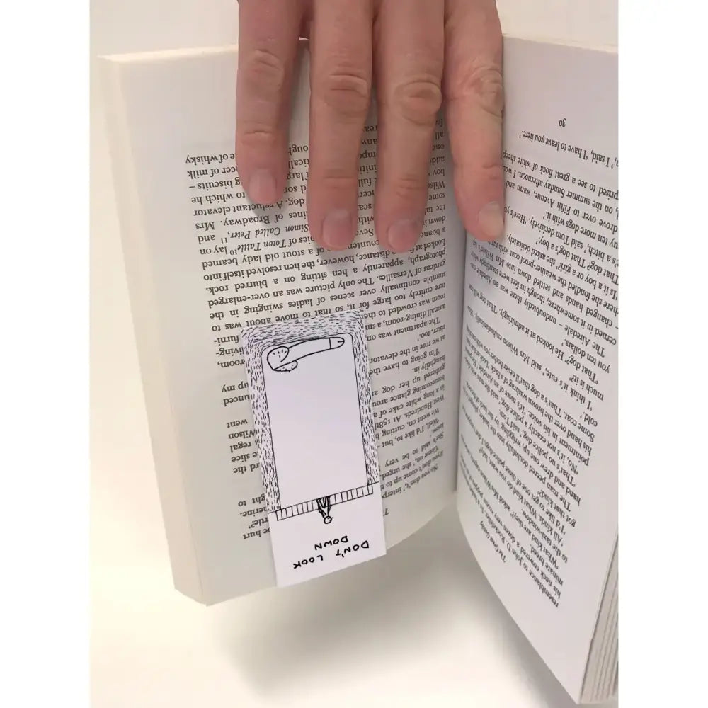 Don't Look Down Magnetic Bookmark - PABOOM