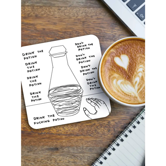 Drink The Potion Coaster - PABOOM