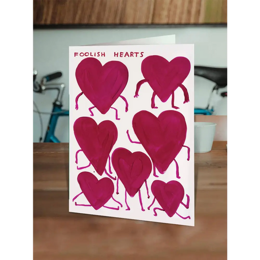 Foolish Hearts Card - PABOOM