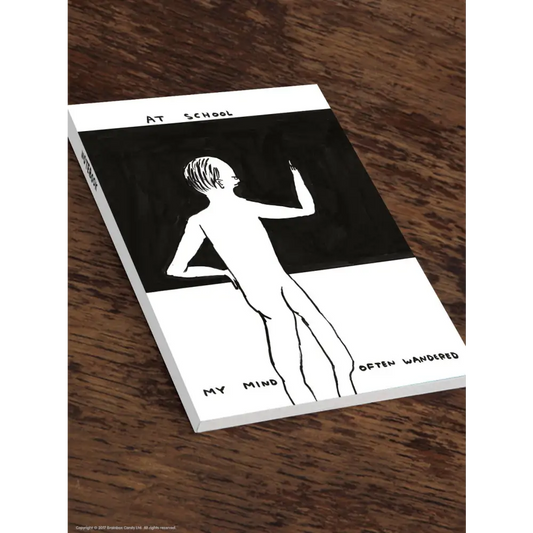 David Shrigley x Brainbox Candy - Funny Gift - Mind Wandered A5 Notebook