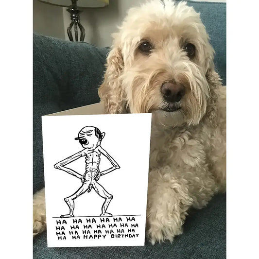 Ha Ha Happy Birthday Card - PABOOM
