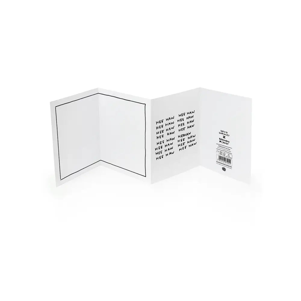 Hee Haw Concertina Card - PABOOM