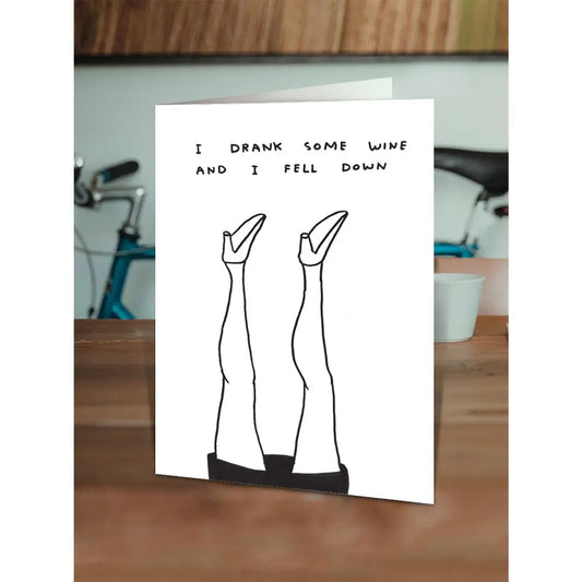 I Drank Some Wine Card - PABOOM