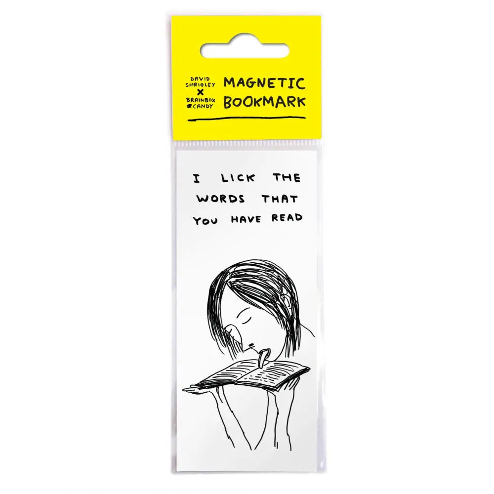 Lick The Words Magnetic Bookmark - PABOOM
