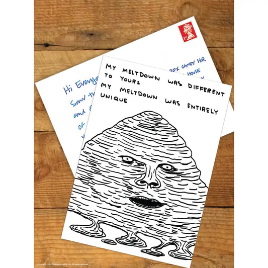 Meltdown Postcard - PABOOM