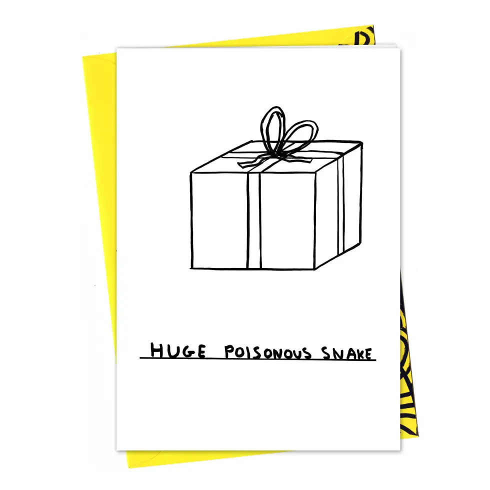 Poisonous Snake Card - PABOOM