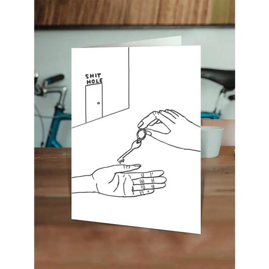 Shit Hole New Home Card - PABOOM