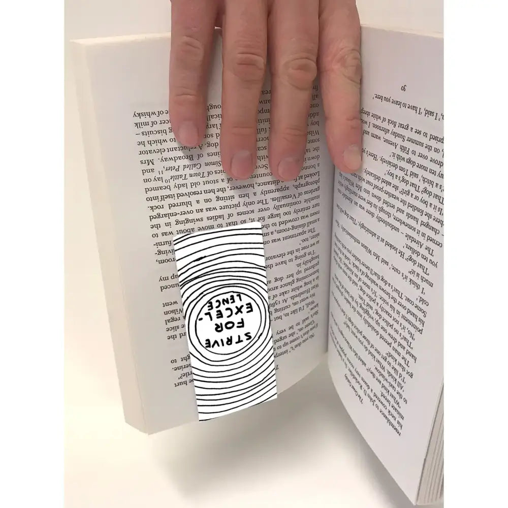 Strive For Excellence Magnetic Bookmark - PABOOM