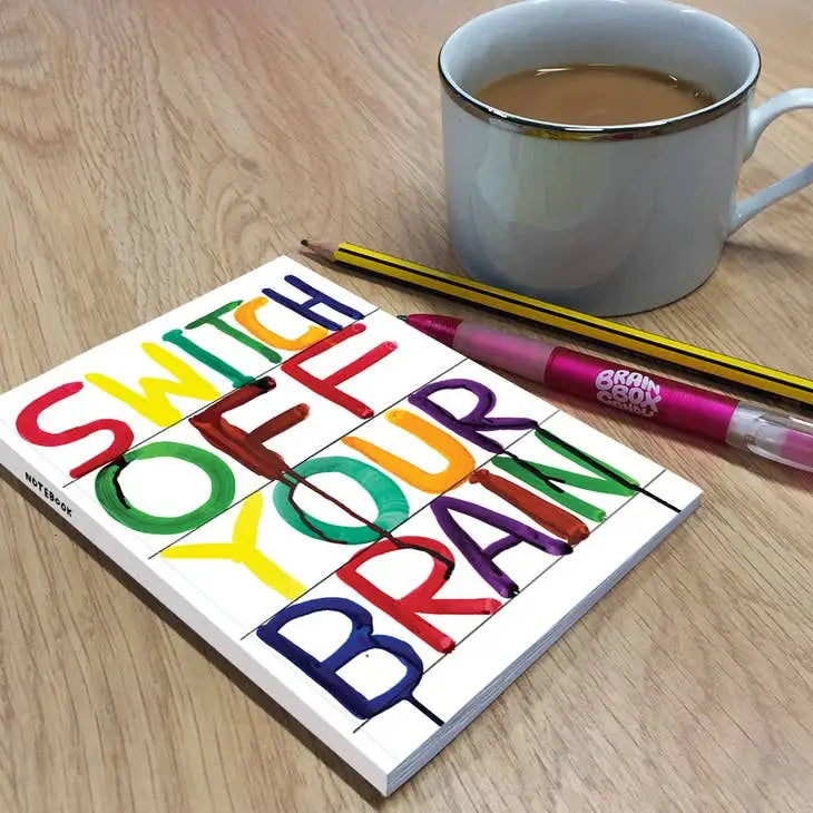 Switch Off Your Brain A6 Notebook - PABOOM