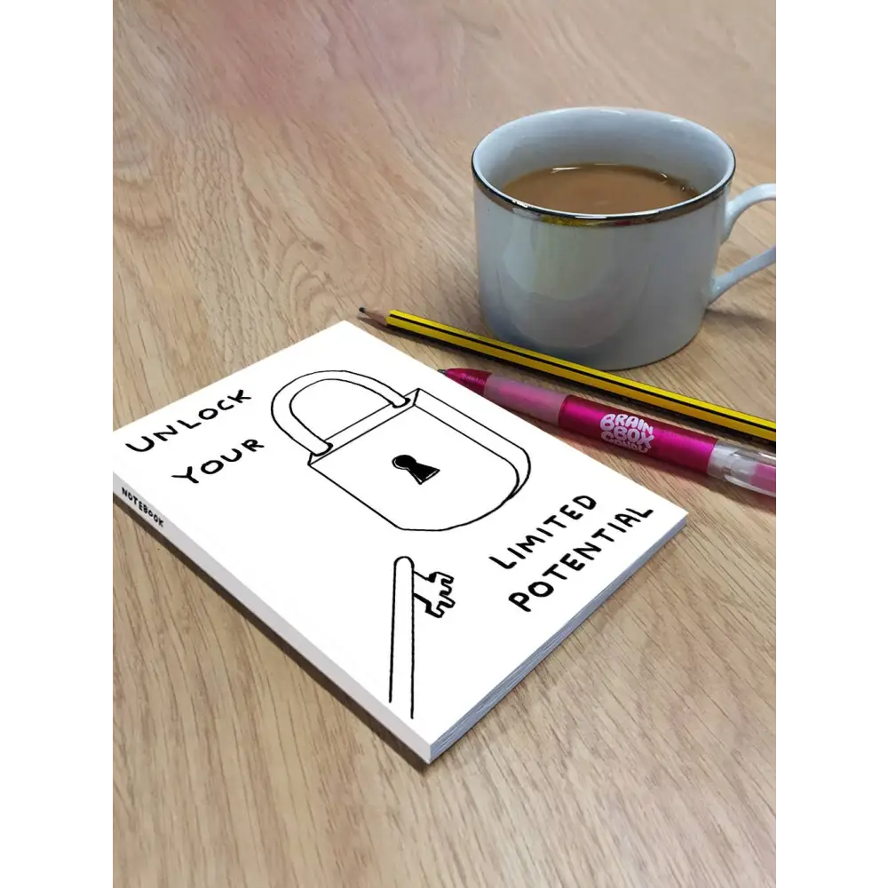 Unlock Your Limited Potential A6 Notebook - PABOOM