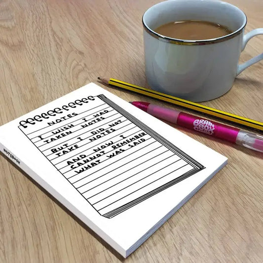 Wish I’d Taken Notes A6 Notebook - PABOOM