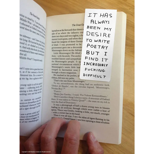 Write Poetry Magnetic Bookmark - PABOOM
