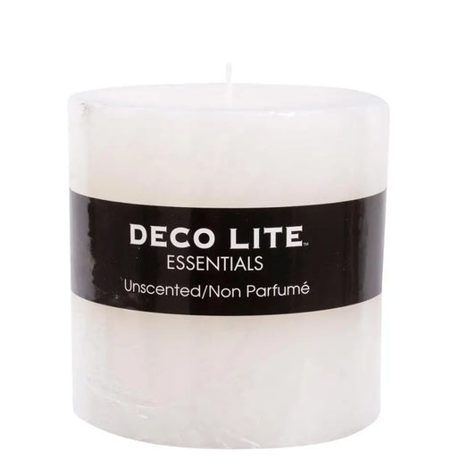 White Pillar Candle - PABOOM