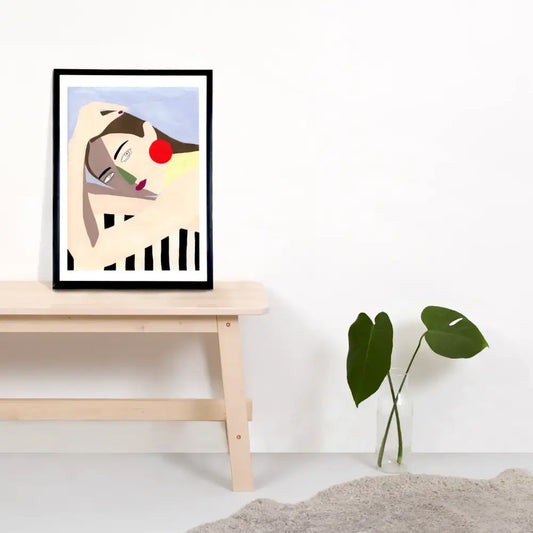 Lying Woman Print - PABOOM