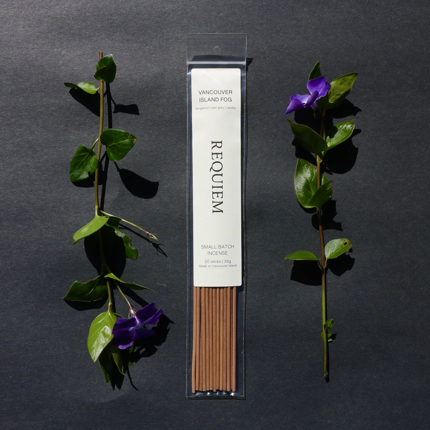 Requiem Incense Sticks - Small Batch Vancouver Island (20 Sticks) - Vancouver Island Fog