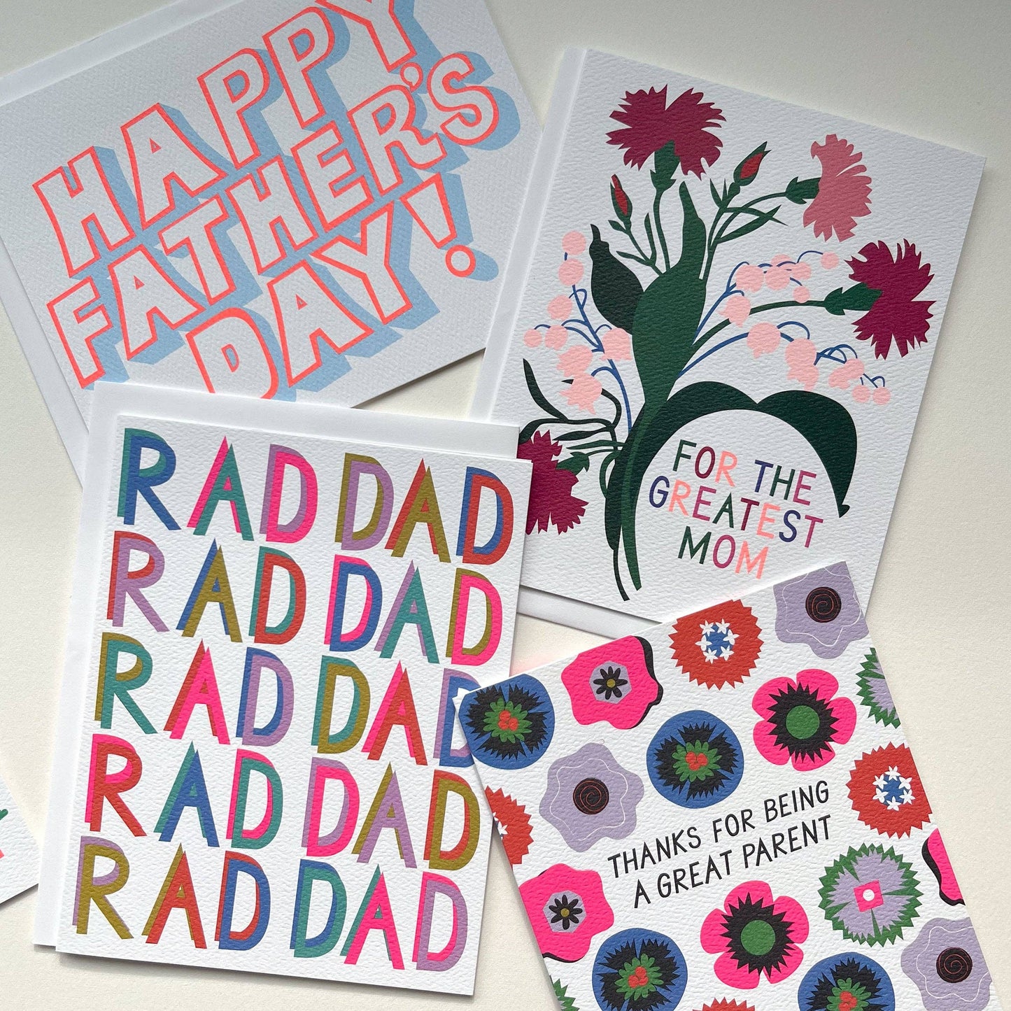 Razzle Dazzle Rad Dad Note Card