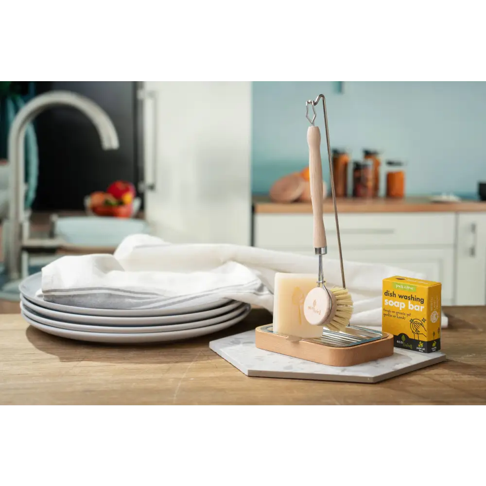 ecoLiving - Beech Wood FSC® Dish Brush Holder