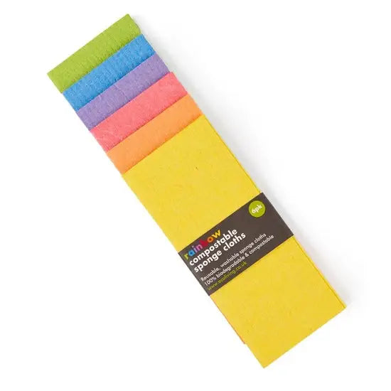 Compostable Sponge Cleaning Cloths - PABOOM