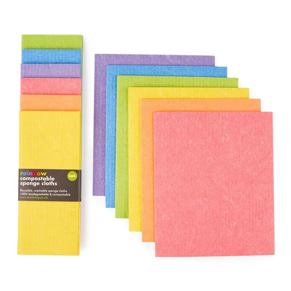 Compostable Sponge Cleaning Cloths - PABOOM