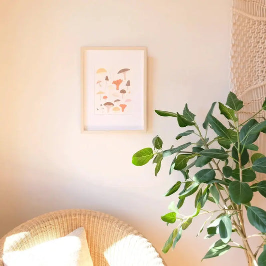 Mushrooms Print - PABOOM