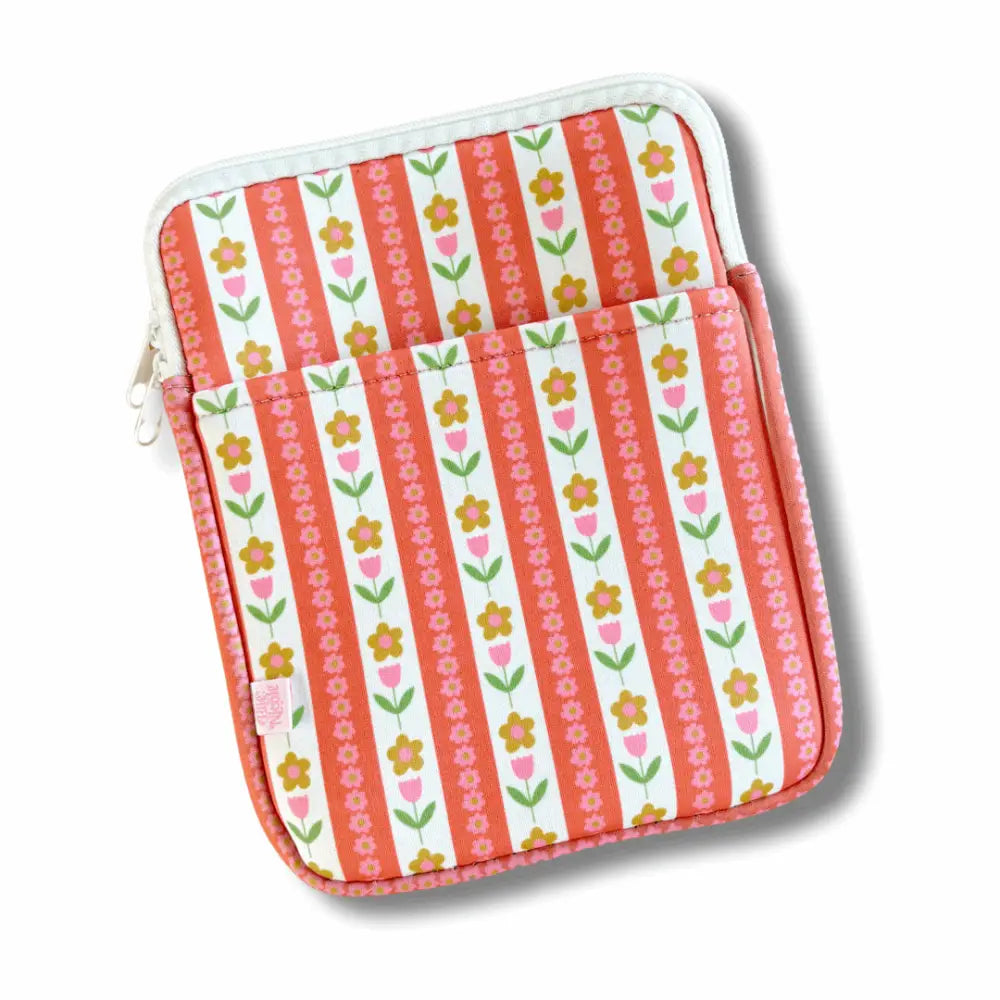 Alternate view of tulip stripe neoprene tablet sleeve – PABOOM