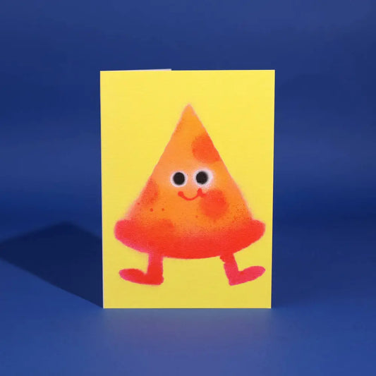 Evermade - Pizza Greetings Card by Jon Burgerman