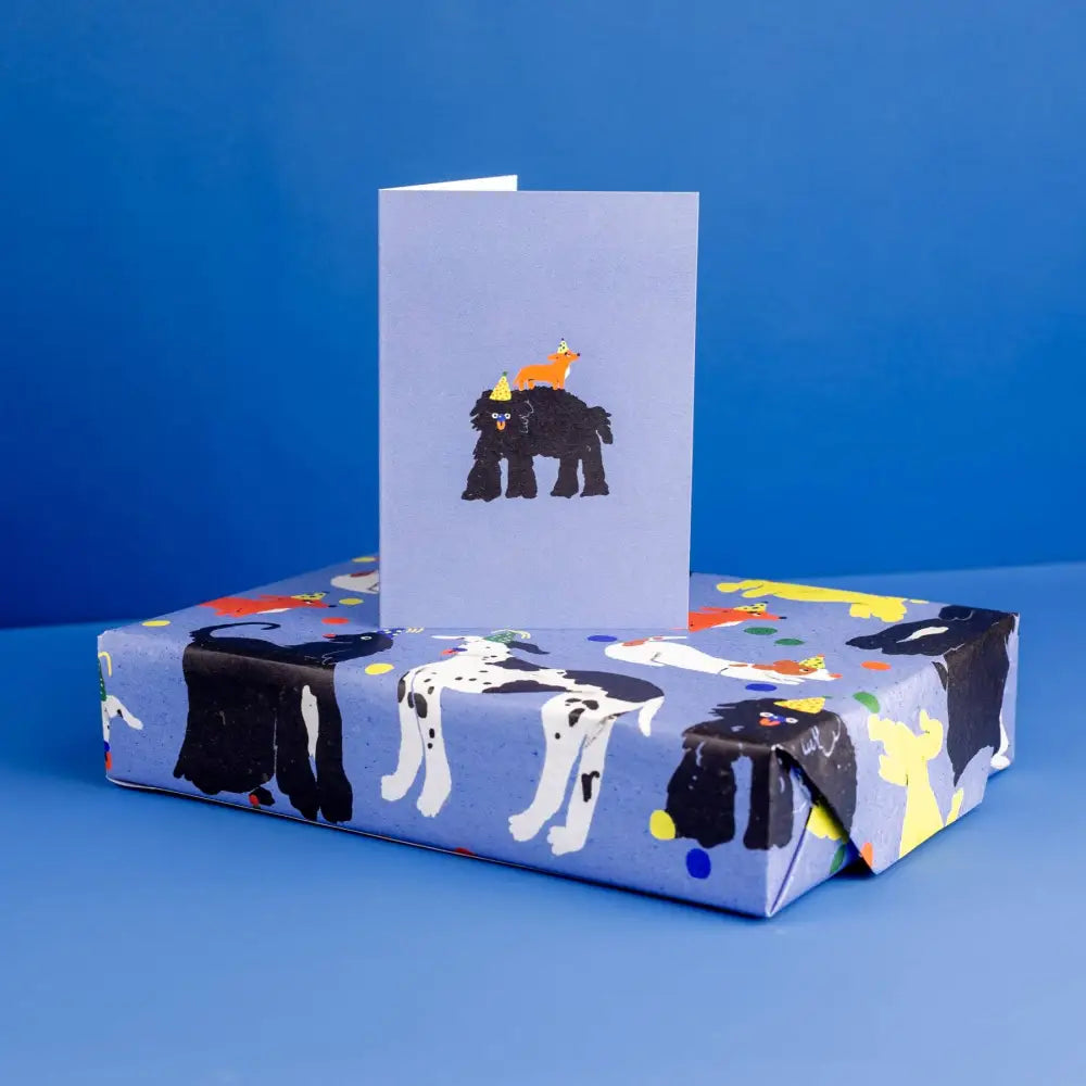 Evermade - Puppy Party Greetings Card by Zsófia Győrfi