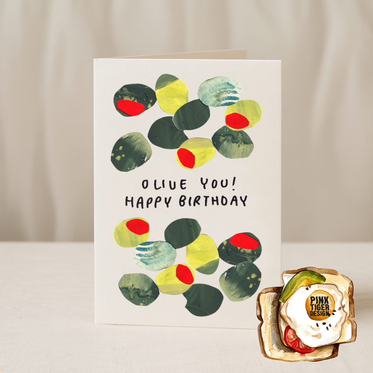 Olive You Happy Birthday Card