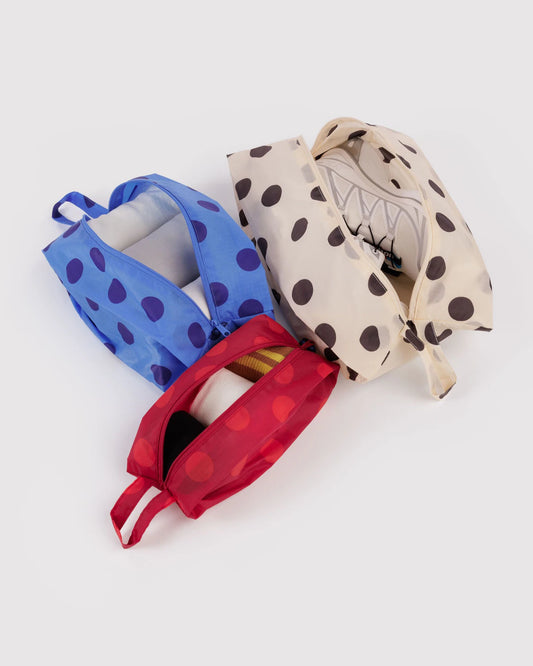 BAGGU 3D Zip Set Polka Dot Mix