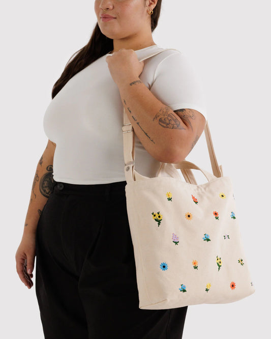 BAGGU Horizontal Zip Duck Bag - Ditsy Floral