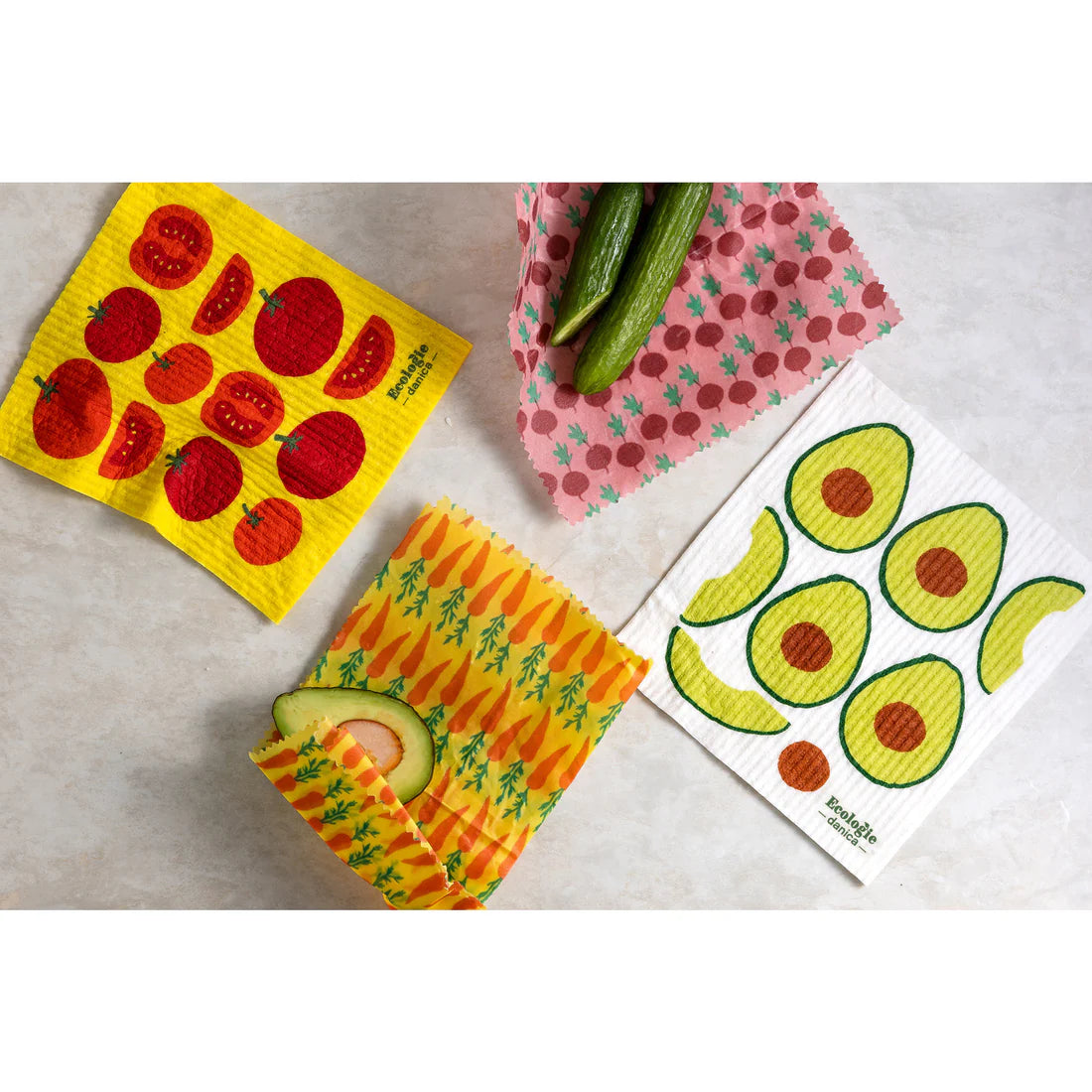 Avocados Swedish Dishcloth