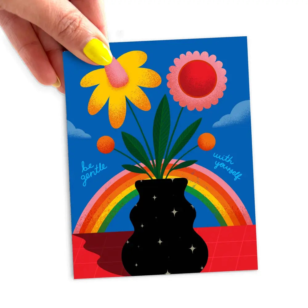Be Gentle With Yourself Greeting Card - PABOOM