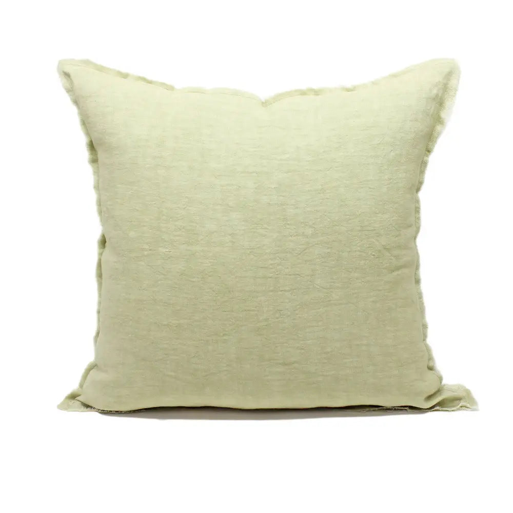 Giardino Segreto - Frayed Edge Pure Linen Cushion Cover