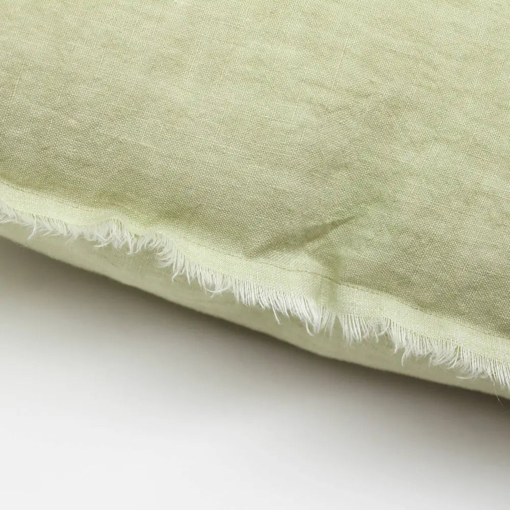 Giardino Segreto - Frayed Edge Pure Linen Cushion Cover