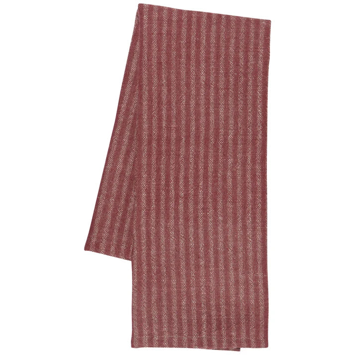 Wine Stripe dishtowel styled draped over an oven handle β PABOOM