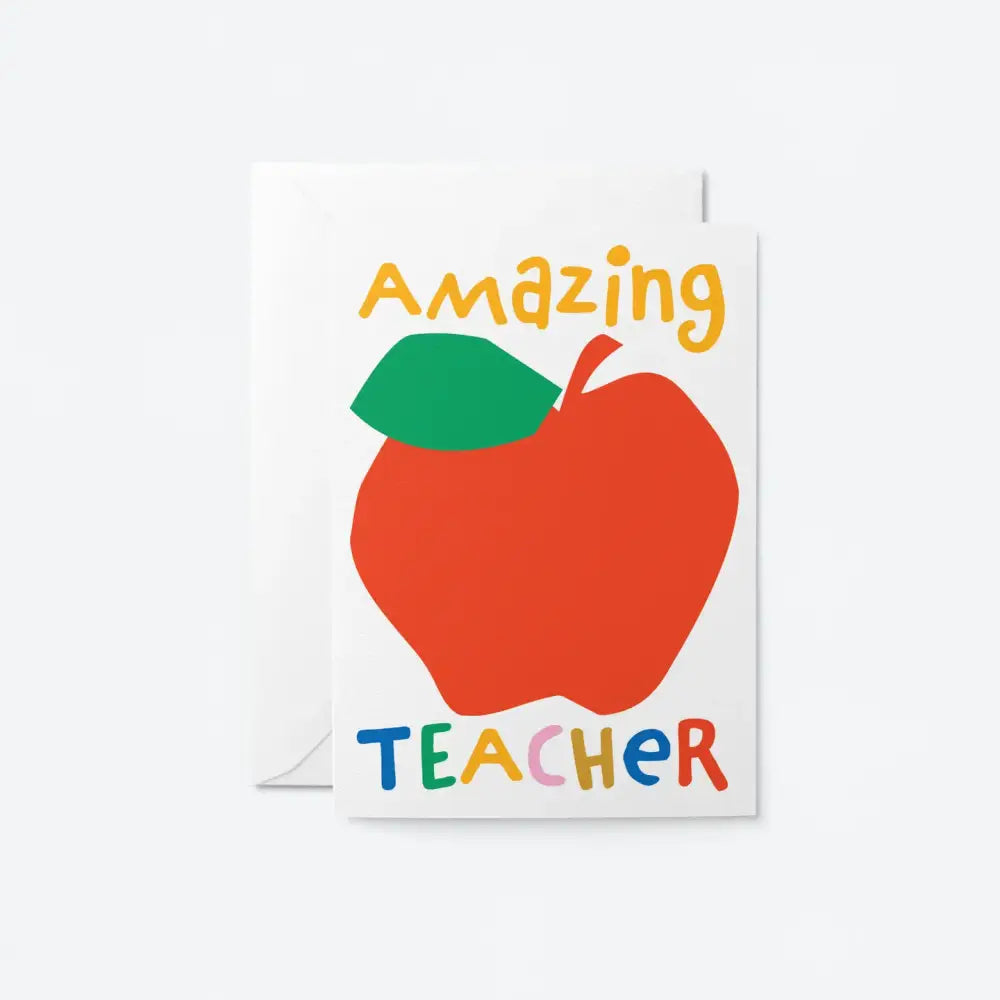 Amazing Teacher Card - PABOOM