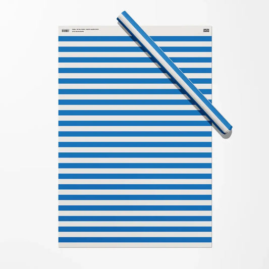 Blue Stripe Gift Wrap - PABOOM