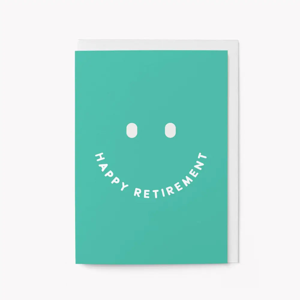 Graphic Factory - Happy retirement - Greeting Card Standard cello