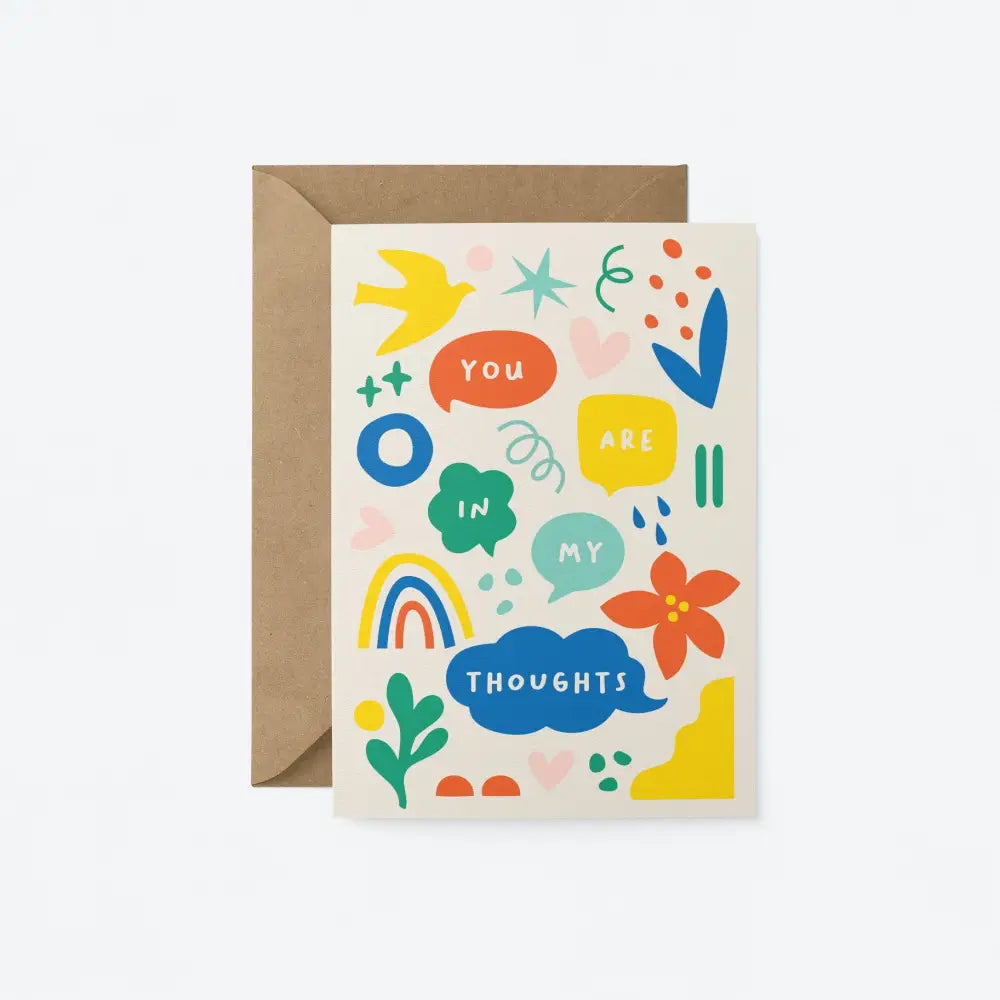 You Are In My Thoughts Card - PABOOM