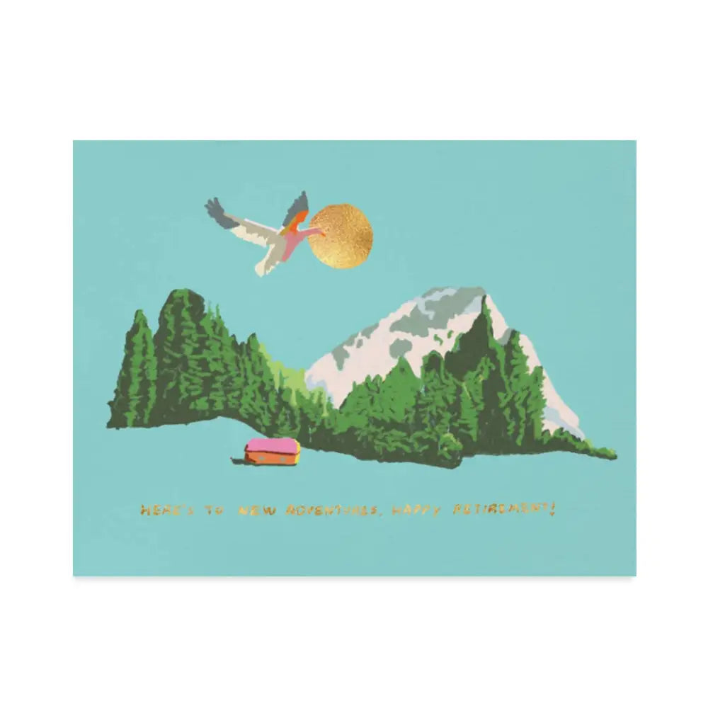 New Adventures - Retirement Card - PABOOM
