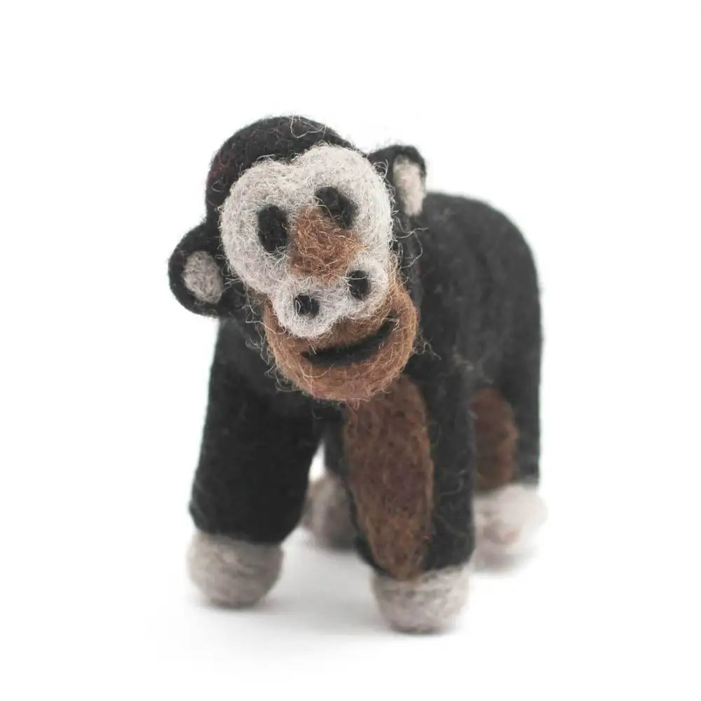 Hamro Village - Felted Wool Gorilla