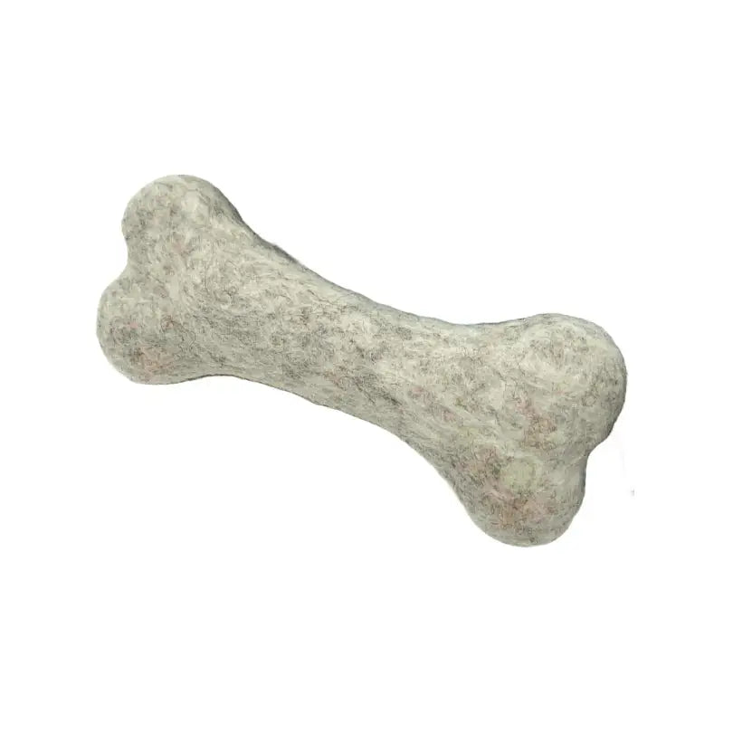 Wool Felted Dog Bone Natural - PABOOM