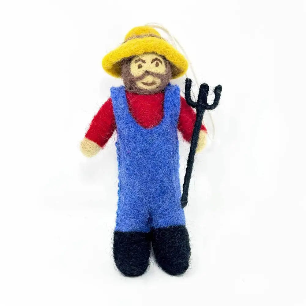 Wool Felted Farmer - PABOOM