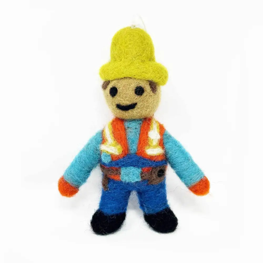 Wool Felted Handyman - PABOOM