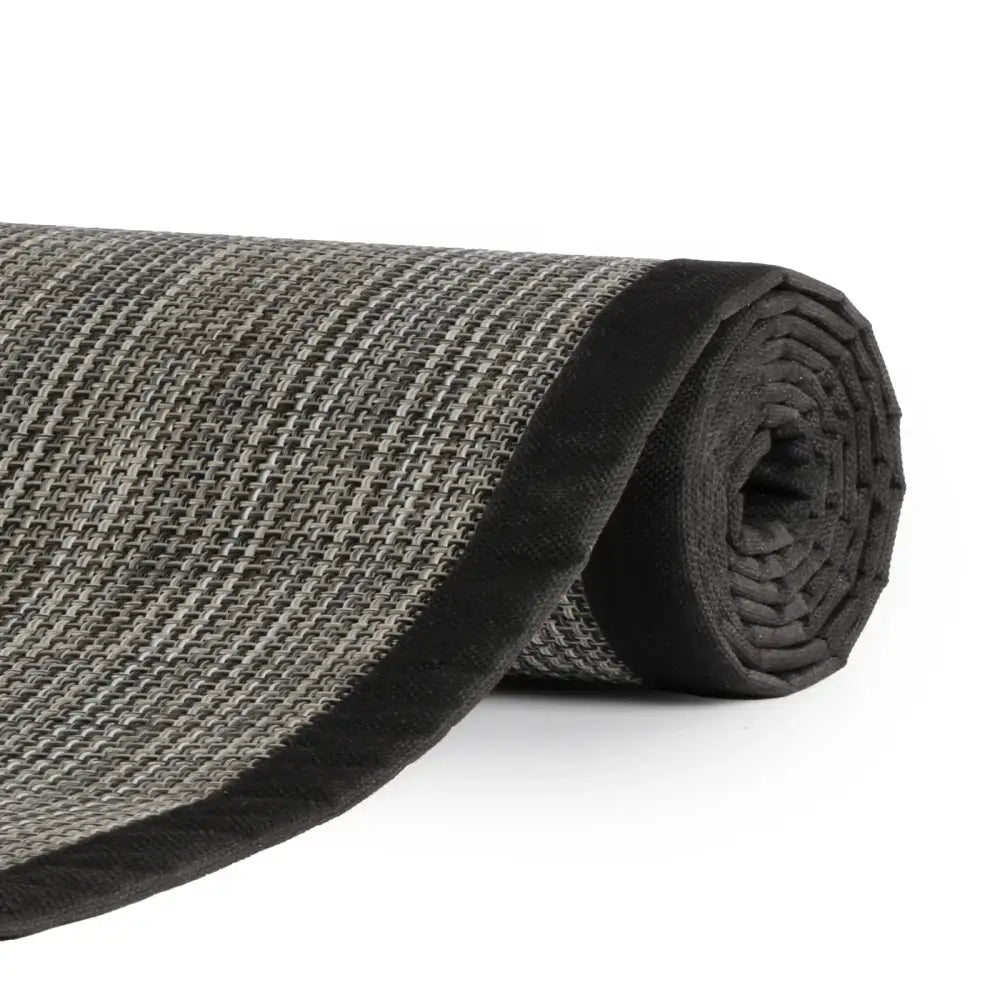 Rio Vinyl Floor Mat Runner Black - PABOOM