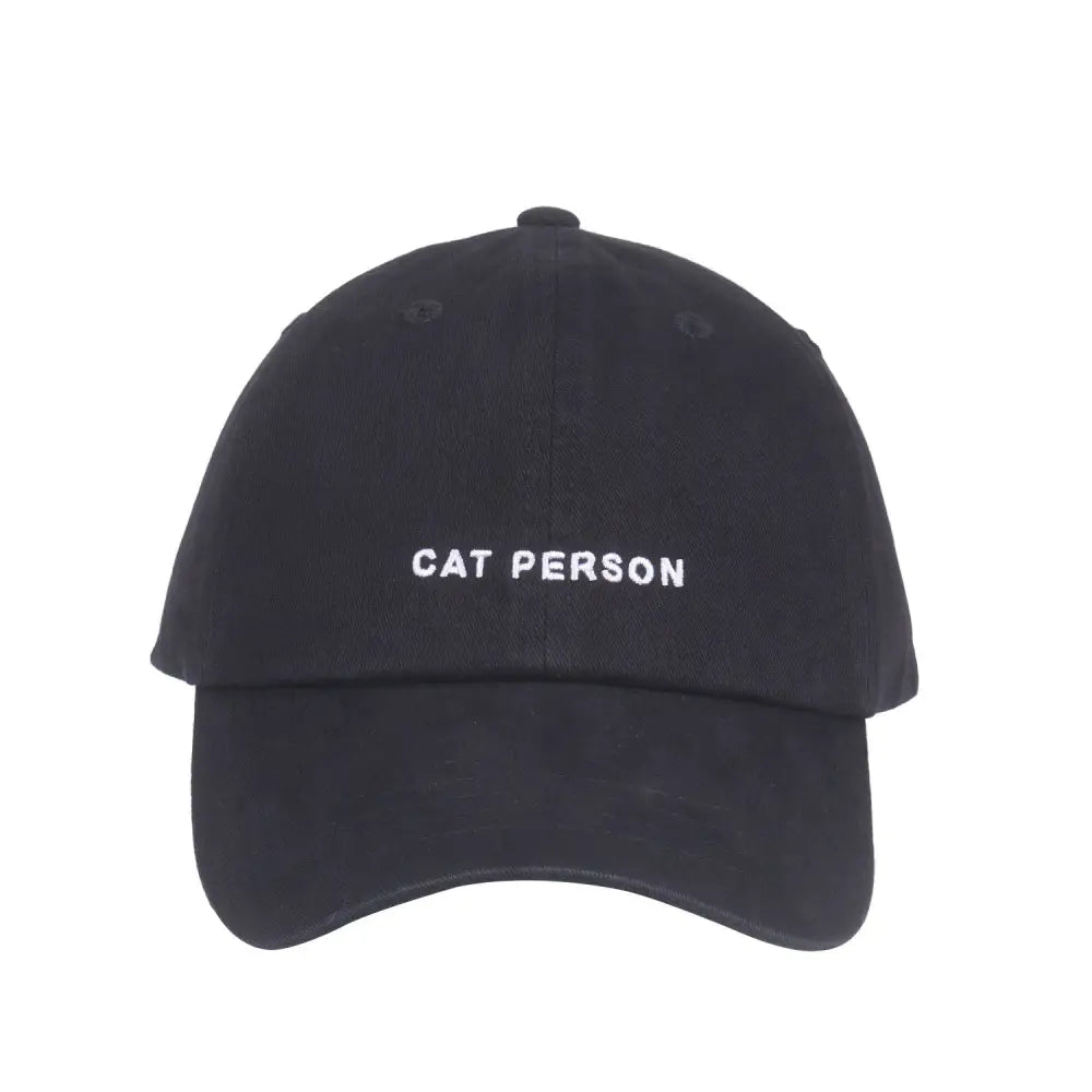 HATPHILE - Black - black cat person baseball cap