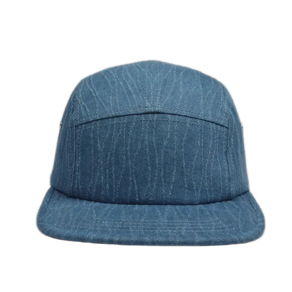 HATPHILE - blue patterned five-panel cap