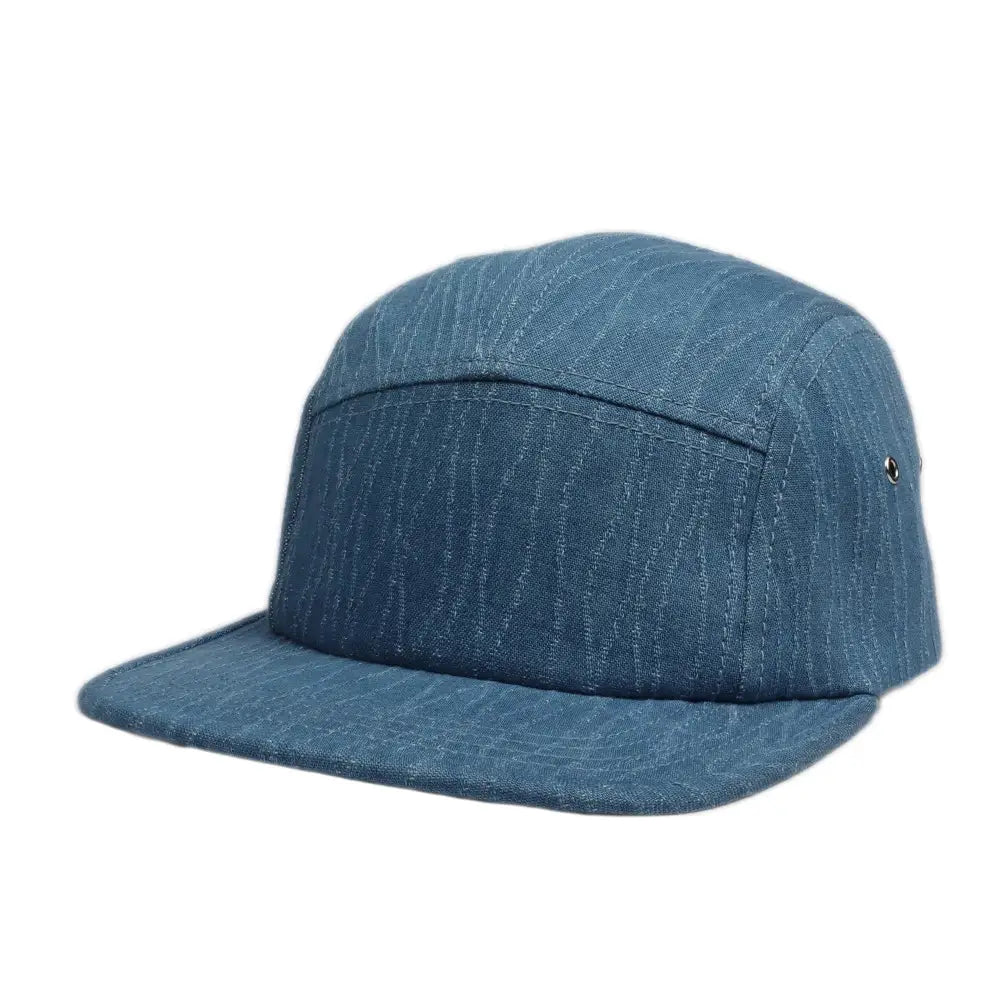 HATPHILE - blue patterned five-panel cap