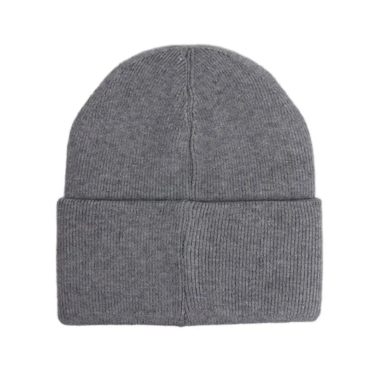 Dog Dad Embroidery Beanie Toque - Grey