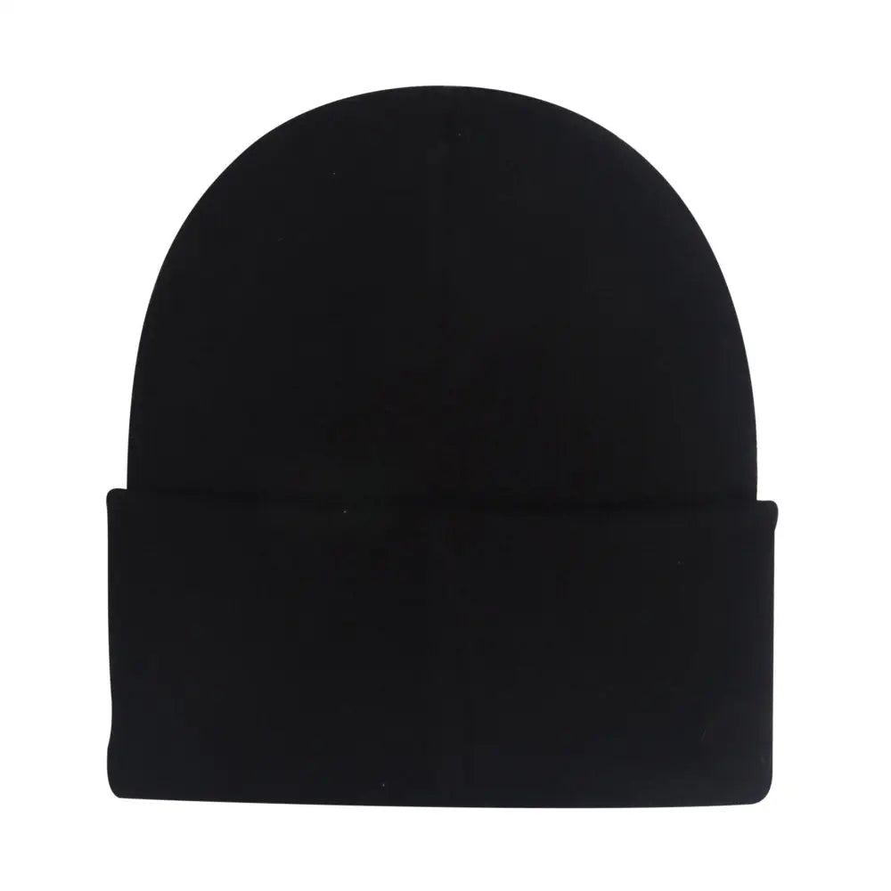 Dog Dad Embroidery Beanie Toque - Black